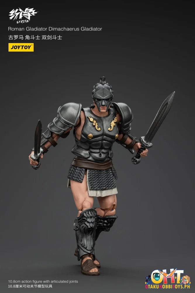 Joytoy 1/18 Strife Roman Gladiator Dimachaerus Jt00706 Scale Figure
