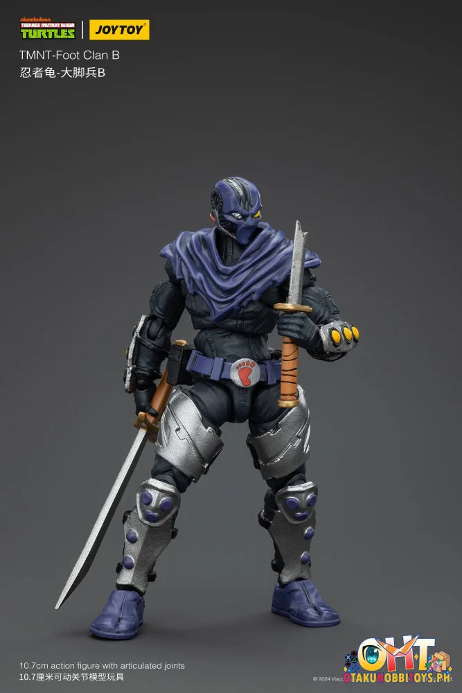Joytoy 1/18 Teenage Mutant Ninja Turtles Foot Clan A B Jt00171 Articulated Figure
