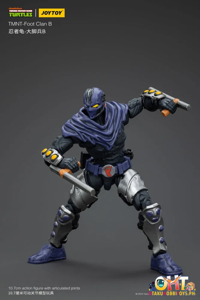 Joytoy 1/18 Teenage Mutant Ninja Turtles Foot Clan A B Jt00171 Articulated Figure