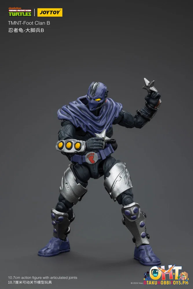 Joytoy 1/18 Teenage Mutant Ninja Turtles Foot Clan A B Jt00171 Articulated Figure