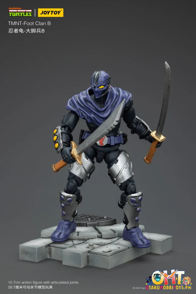 Joytoy 1/18 Teenage Mutant Ninja Turtles Foot Clan A B Jt00171 Articulated Figure