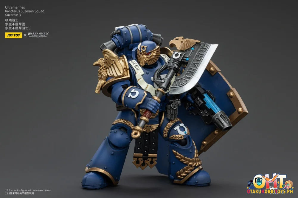Joytoy 1/18 Ultramarines Invictarus Suzerain Squad 3 Jt00263 Articulated Figure