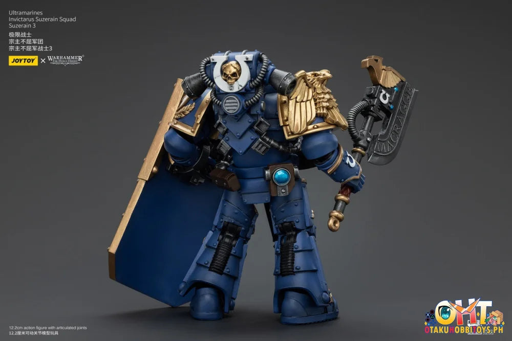 Joytoy 1/18 Ultramarines Invictarus Suzerain Squad 3 Jt00263 Articulated Figure