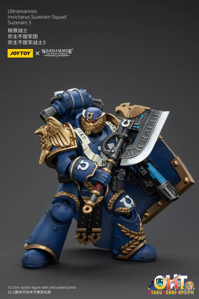 Joytoy 1/18 Ultramarines Invictarus Suzerain Squad 3 Jt00263 Articulated Figure