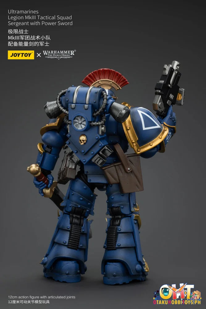 Joytoy 1/18 Ultramarines Legion Mkiii Tactical Squad Sergeant With Power Sword Jt00102 Prize Figure