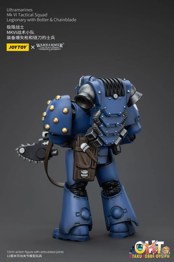 Joytoy 1/18 Ultramarines Mk Vi Tactical Squad Legionary With Bolter& Chainblade Jt00089 Prize Figure