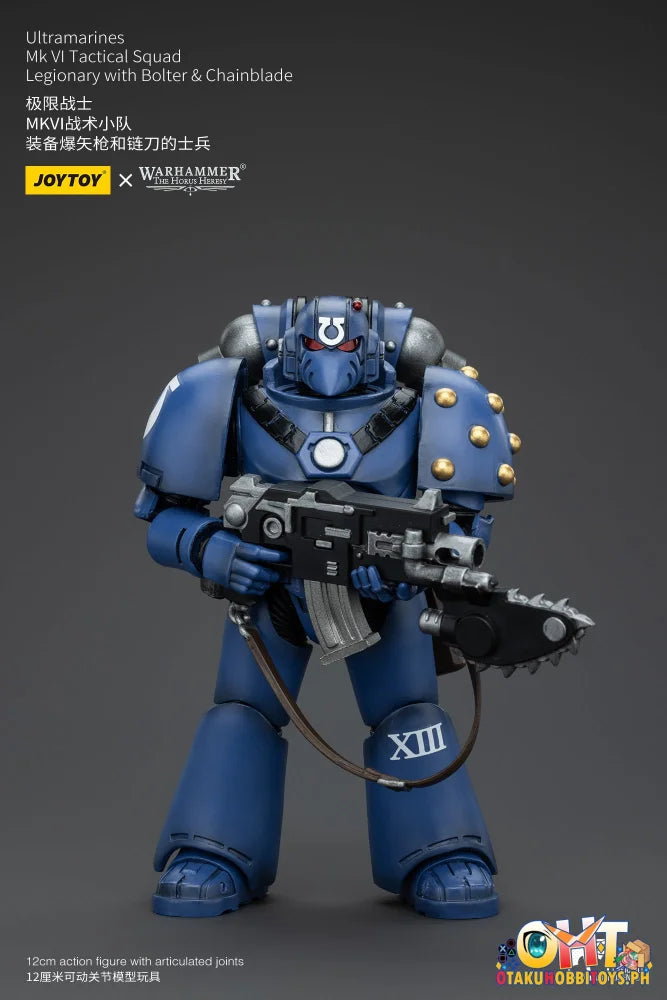 Joytoy 1/18 Ultramarines Mk Vi Tactical Squad Legionary With Bolter& Chainblade Jt00089 Prize Figure