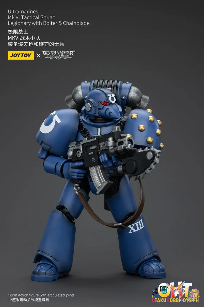 Joytoy 1/18 Ultramarines Mk Vi Tactical Squad Legionary With Bolter& Chainblade Jt00089 Prize Figure