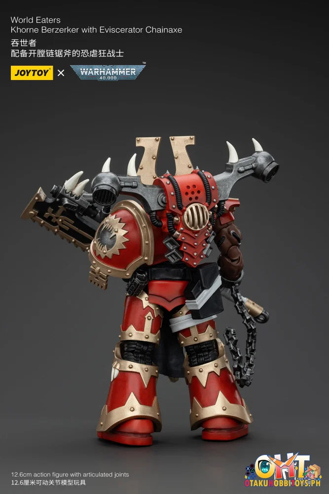 Joytoy 1/18 World Eaters: Khorne Berzerker With Eviscerator Chainaxe Nendoroid