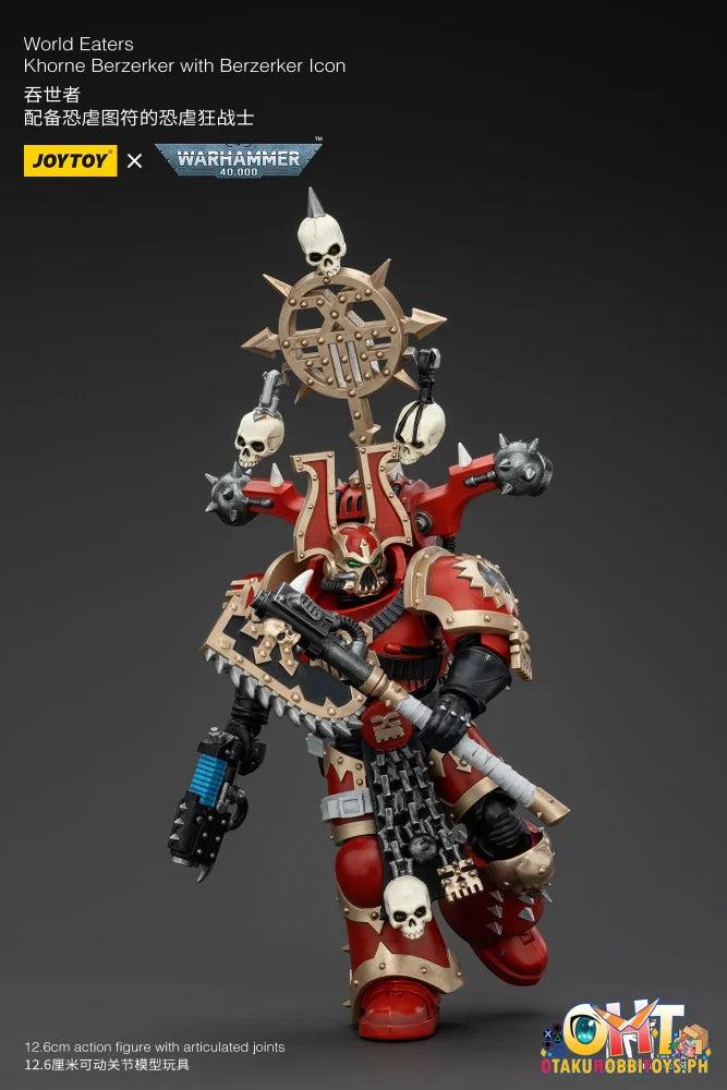 Joytoy 1/18 World Eaters: Khorne Berzerker With Icon Scale Figure