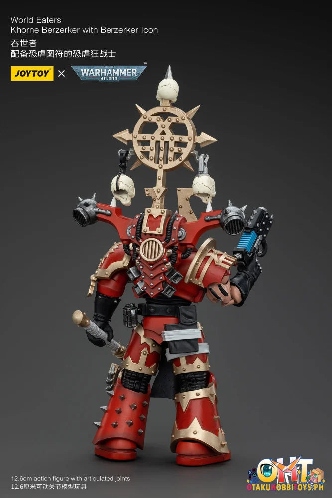 Joytoy 1/18 World Eaters: Khorne Berzerker With Icon Scale Figure