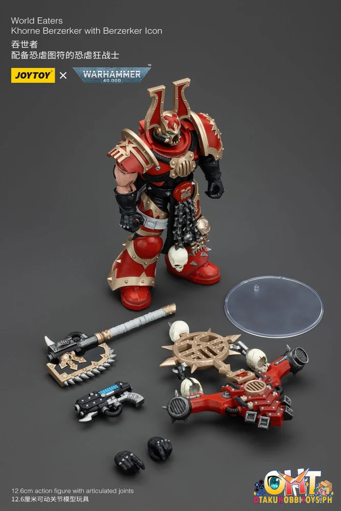 Joytoy 1/18 World Eaters: Khorne Berzerker With Icon Scale Figure