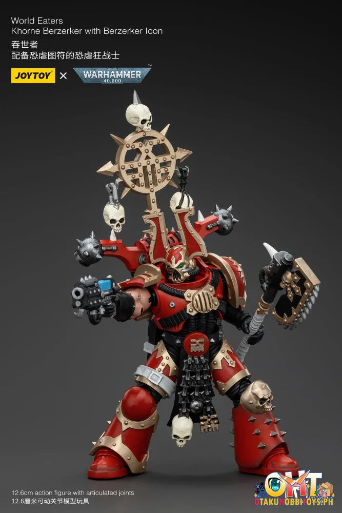 Joytoy 1/18 World Eaters: Khorne Berzerker With Icon Scale Figure