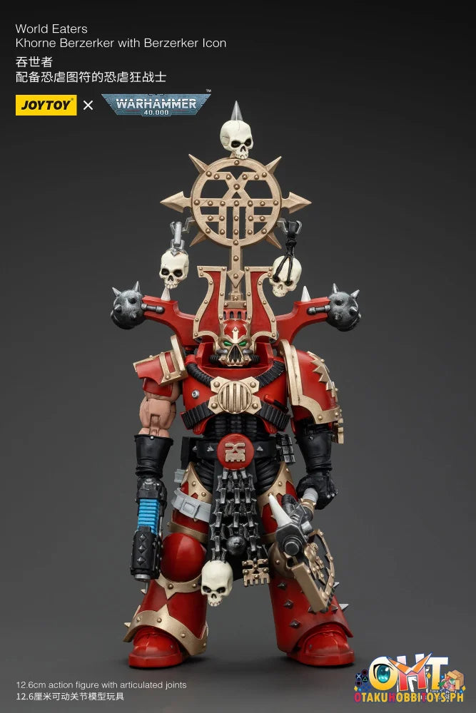 Joytoy 1/18 World Eaters: Khorne Berzerker With Icon Scale Figure