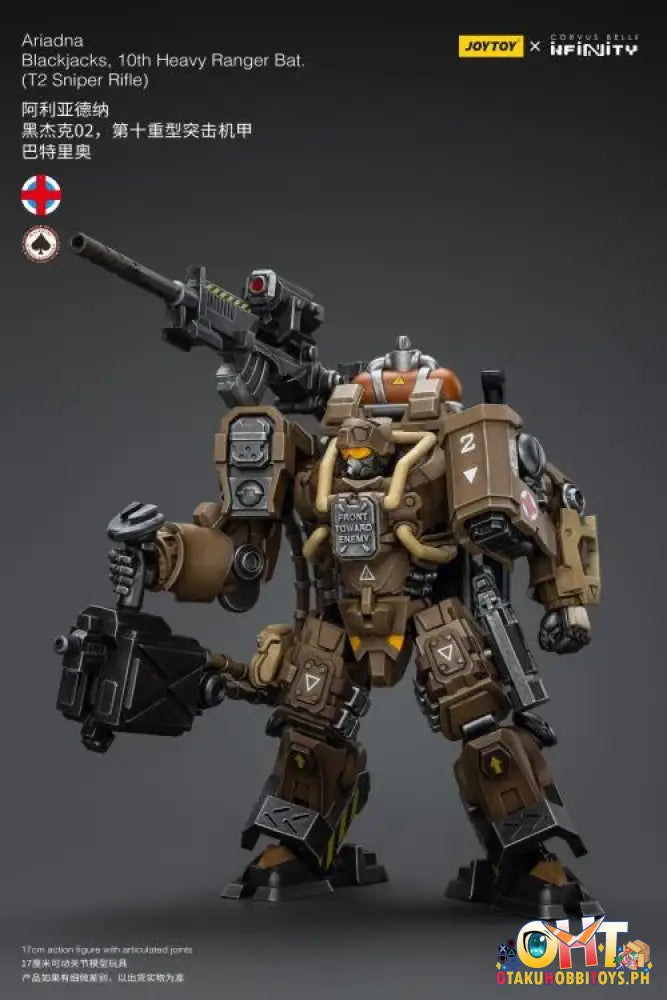 Joytoy Infinity 1/18 Ariadna Blackjacks 10Th Heavy Ranger Bat T2 Sniper Rifle Jt9763 Articulated