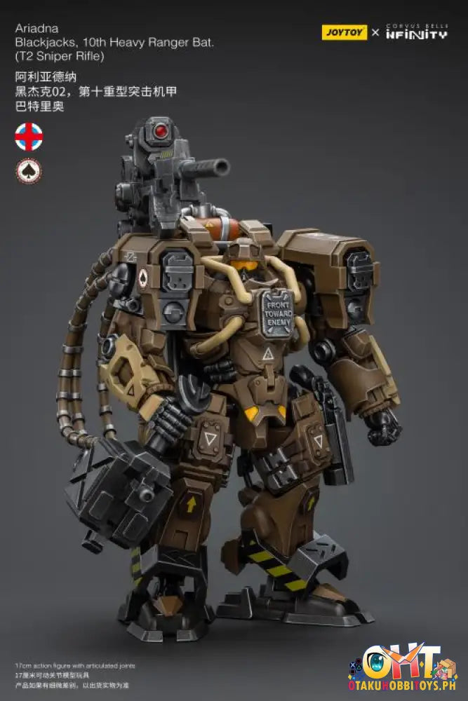 Joytoy Infinity 1/18 Ariadna Blackjacks 10Th Heavy Ranger Bat T2 Sniper Rifle Jt9763 Articulated