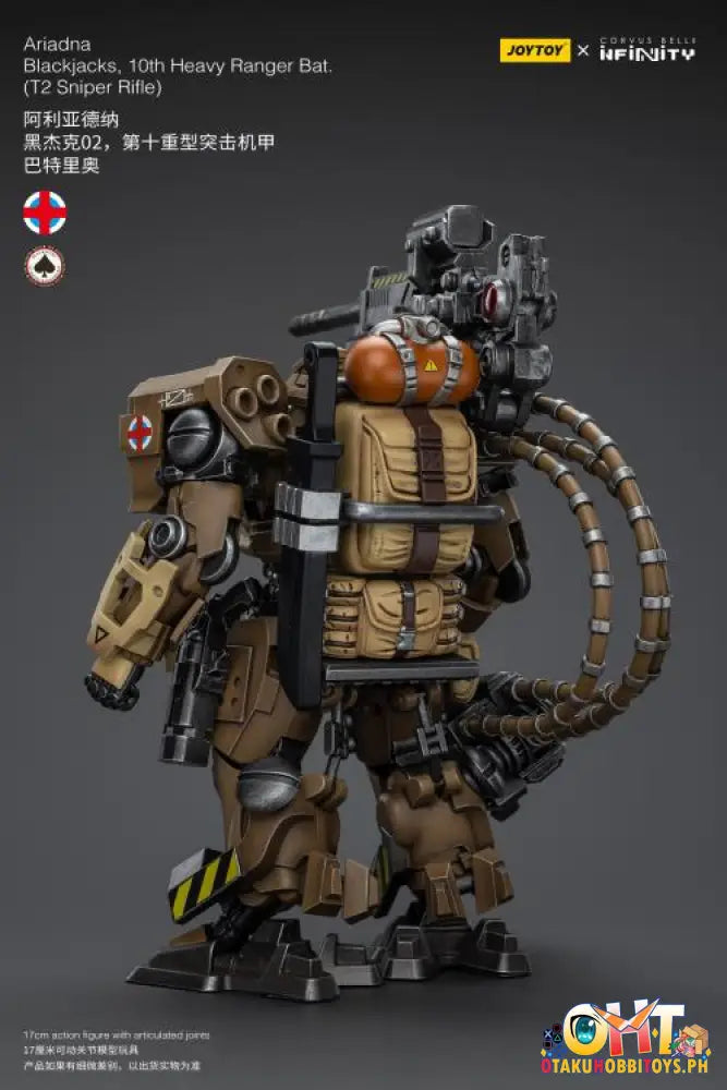 Joytoy Infinity 1/18 Ariadna Blackjacks 10Th Heavy Ranger Bat T2 Sniper Rifle Jt9763 Articulated