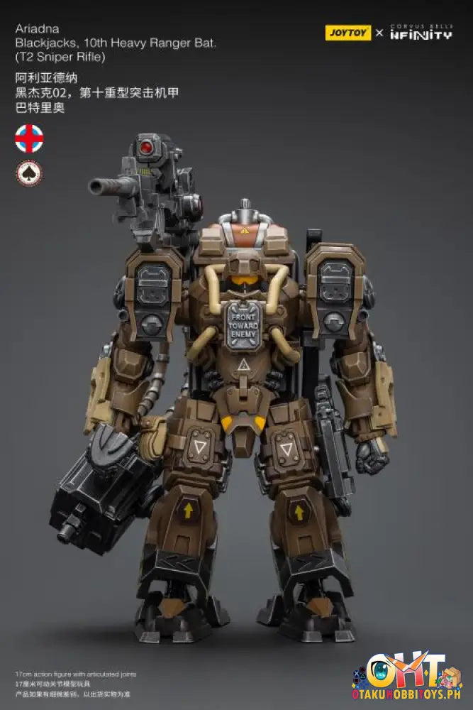Joytoy Infinity 1/18 Ariadna Blackjacks 10Th Heavy Ranger Bat T2 Sniper Rifle Jt9763 Articulated