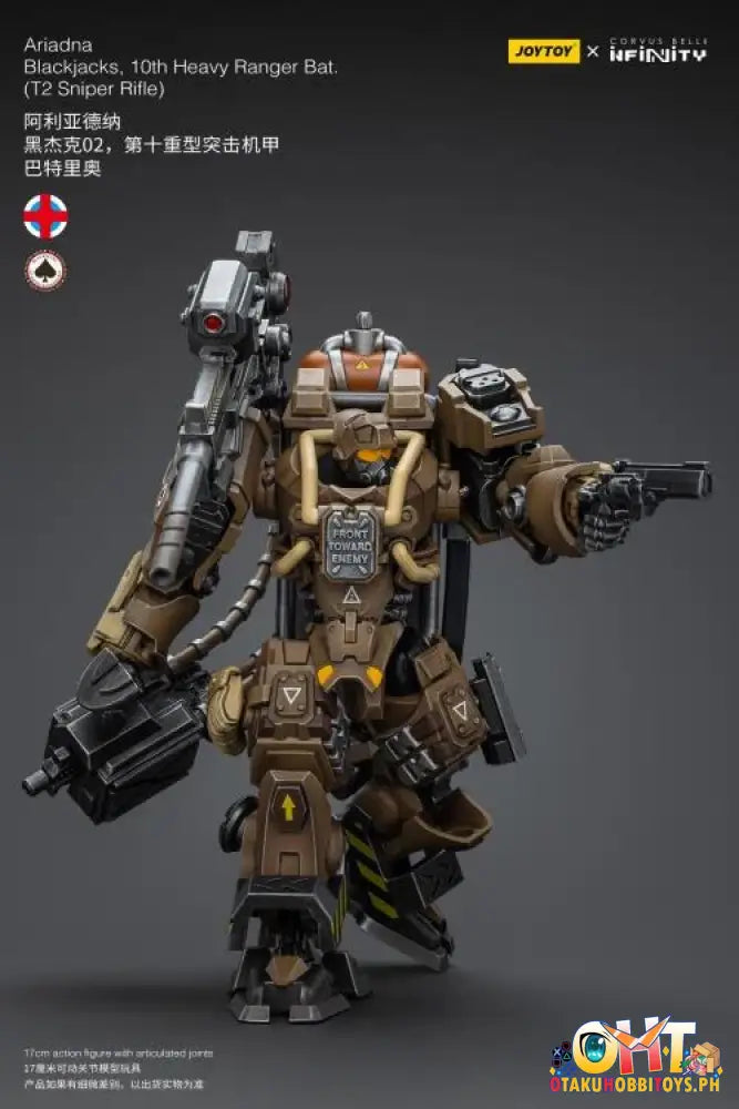 Joytoy Infinity 1/18 Ariadna Blackjacks 10Th Heavy Ranger Bat T2 Sniper Rifle Jt9763 Articulated