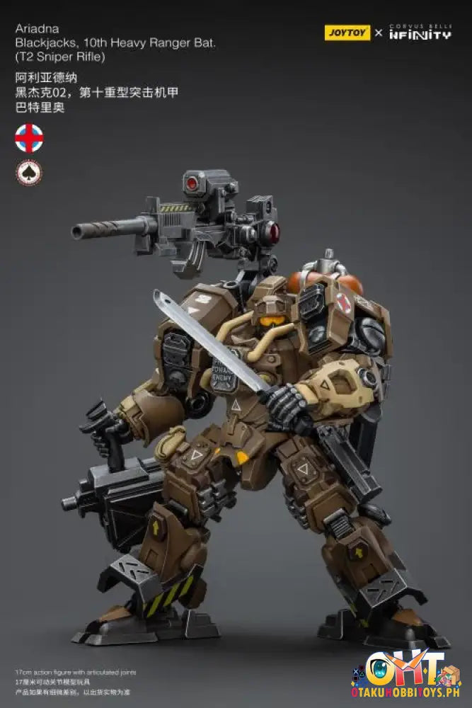 Joytoy Infinity 1/18 Ariadna Blackjacks 10Th Heavy Ranger Bat T2 Sniper Rifle Jt9763 Articulated