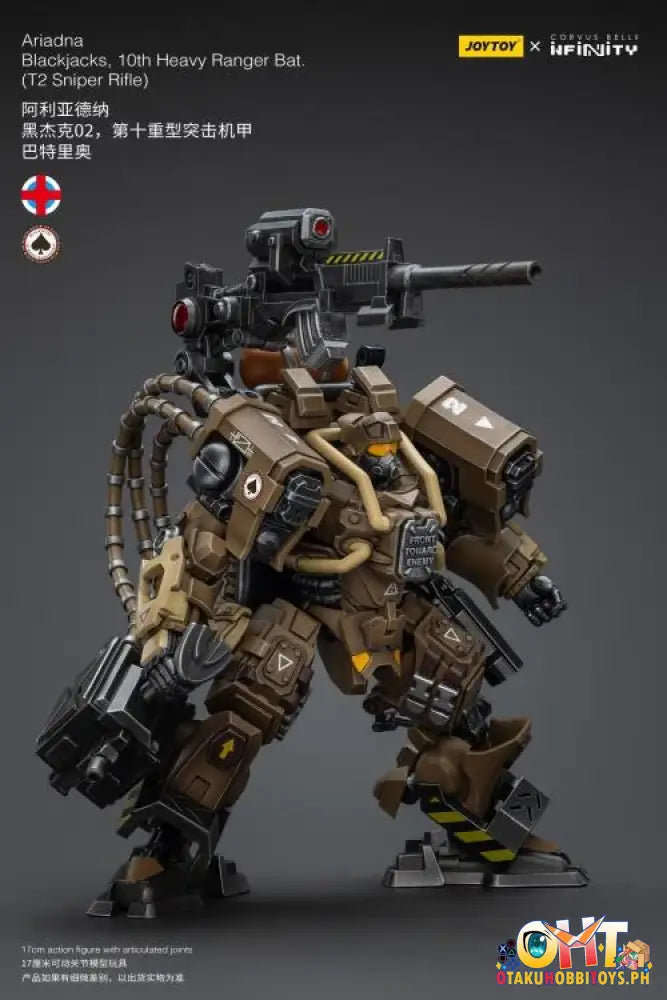 Joytoy Infinity 1/18 Ariadna Blackjacks 10Th Heavy Ranger Bat T2 Sniper Rifle Jt9763 Articulated