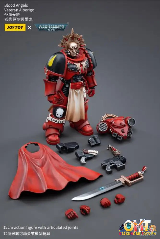 Joytoy Warhammer 40K 1/18 Blood Angels Veteran Alberigo Jt3372 Articulated Figure