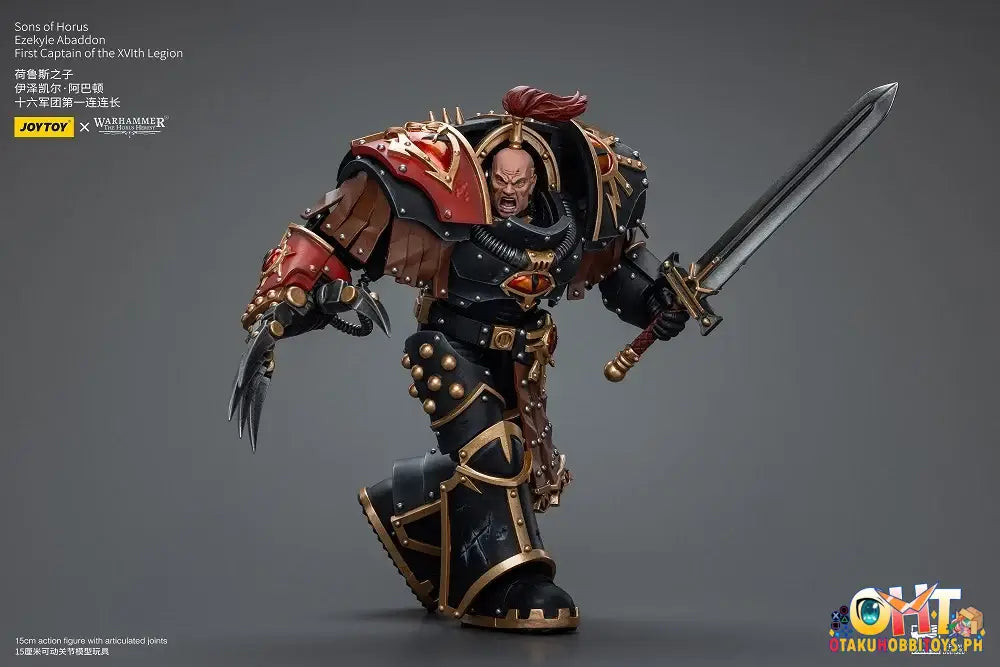 Joytoy Warhammer 40K 1/18 Sons Of Horus Ezekyle Abaddon First Captain The Xvlth Legion Jt9770