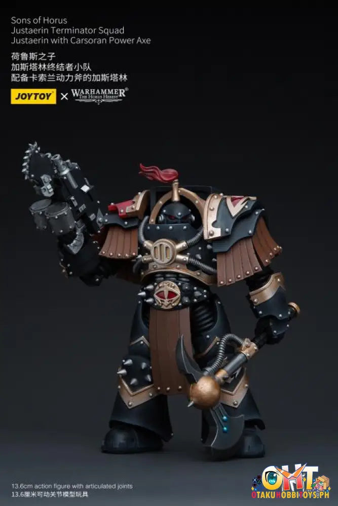Joytoy Warhammer 40K 1/18 Sons Of Horus Justaerin Terminator Squad With Carsoran Power Axe Jt9718