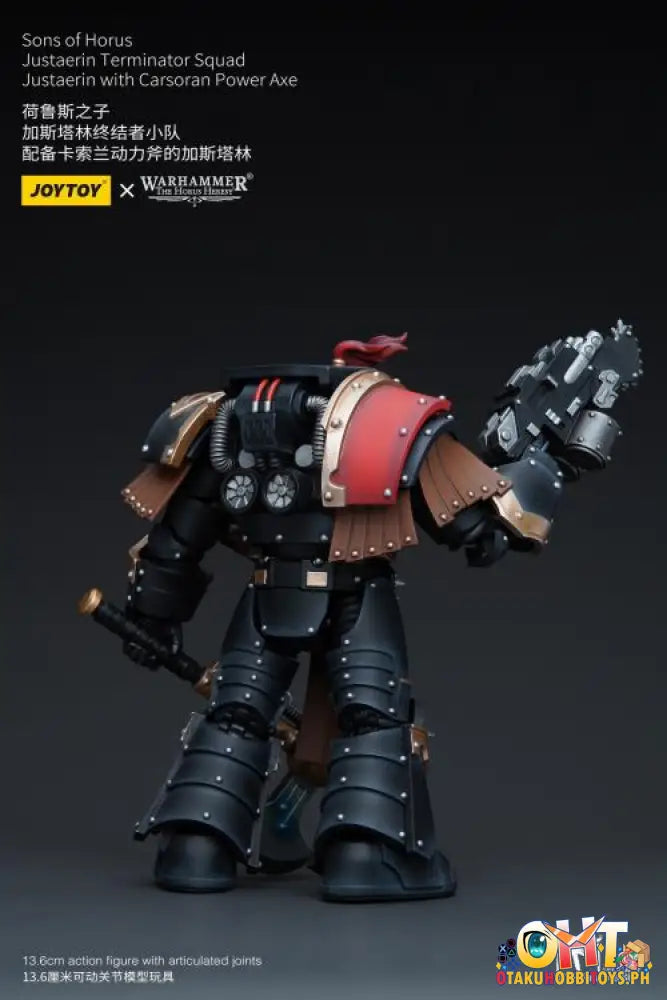Joytoy Warhammer 40K 1/18 Sons Of Horus Justaerin Terminator Squad With Carsoran Power Axe Jt9718