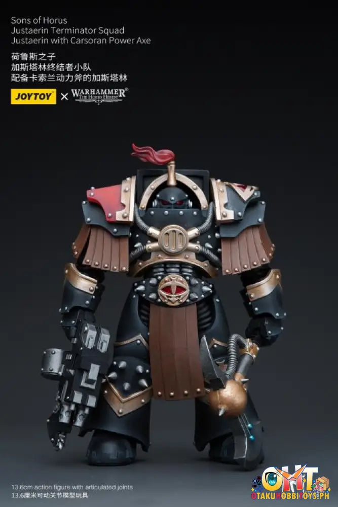Joytoy Warhammer 40K 1/18 Sons Of Horus Justaerin Terminator Squad With Carsoran Power Axe Jt9718