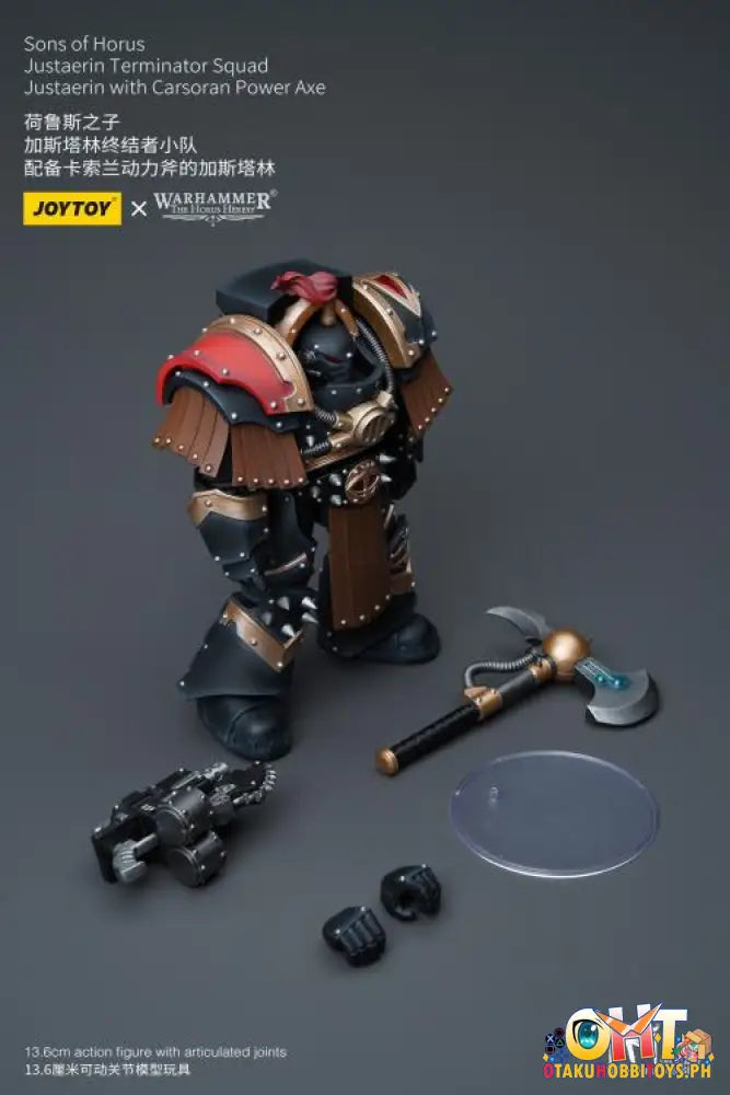 Joytoy Warhammer 40K 1/18 Sons Of Horus Justaerin Terminator Squad With Carsoran Power Axe Jt9718