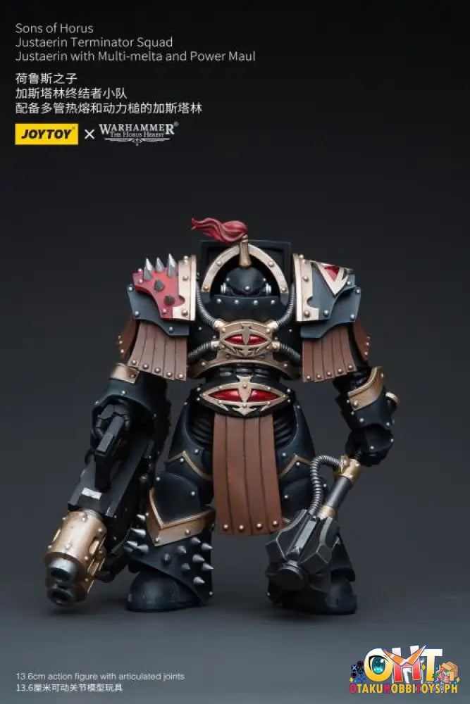 Joytoy Warhammer 40K 1/18 Sons Of Horus Justaerin Terminator Squad With Multi - Melta And Power