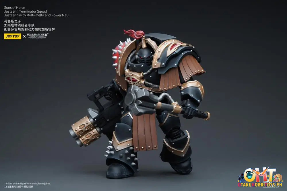 Joytoy Warhammer 40K 1/18 Sons Of Horus Justaerin Terminator Squad With Multi - Melta And Power