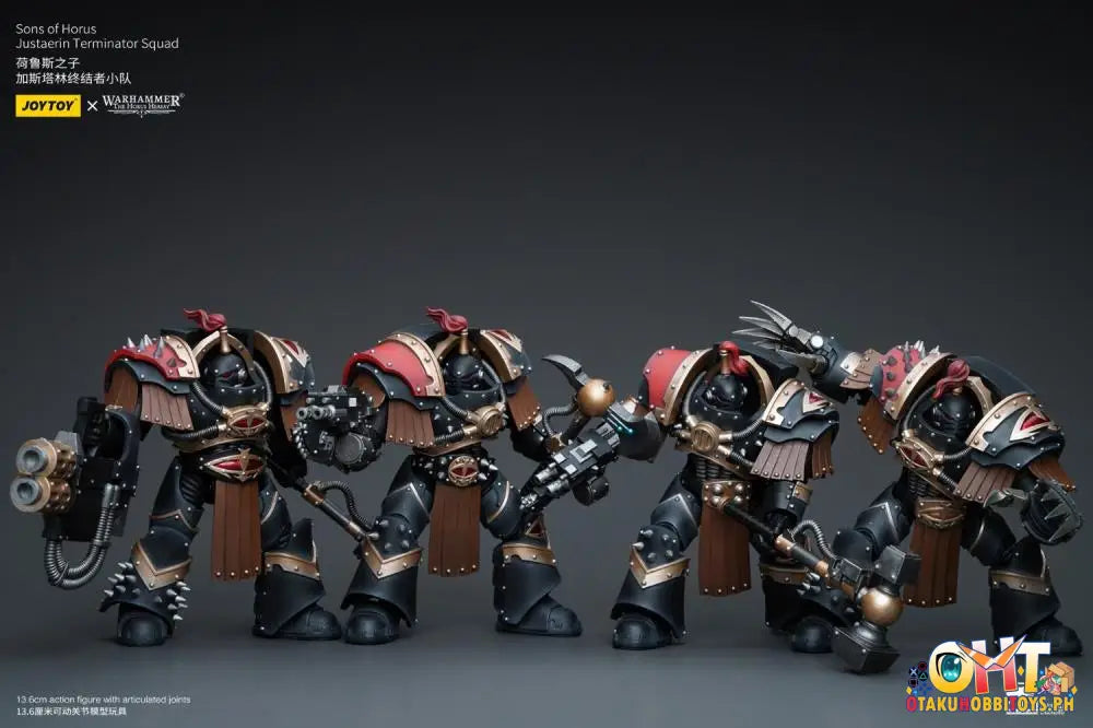 Joytoy Warhammer 40K 1/18 Sons Of Horus Justaerin Terminator Squad With Multi - Melta And Power