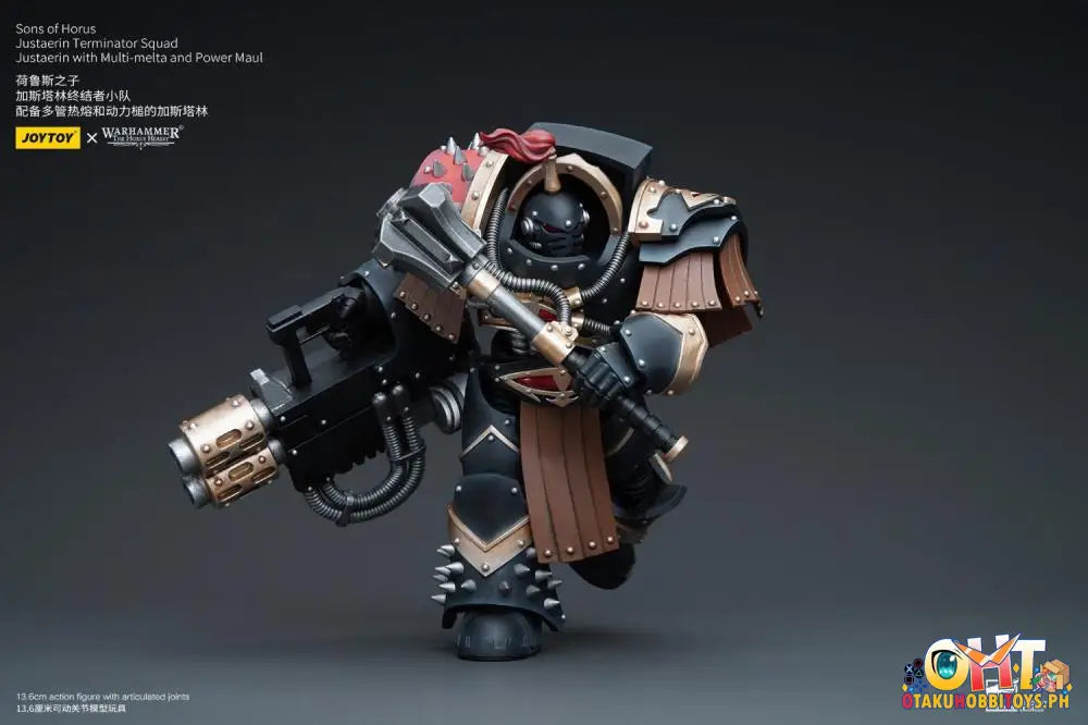 Joytoy Warhammer 40K 1/18 Sons Of Horus Justaerin Terminator Squad With Multi - Melta And Power