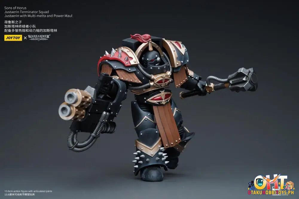 Joytoy Warhammer 40K 1/18 Sons Of Horus Justaerin Terminator Squad With Multi - Melta And Power