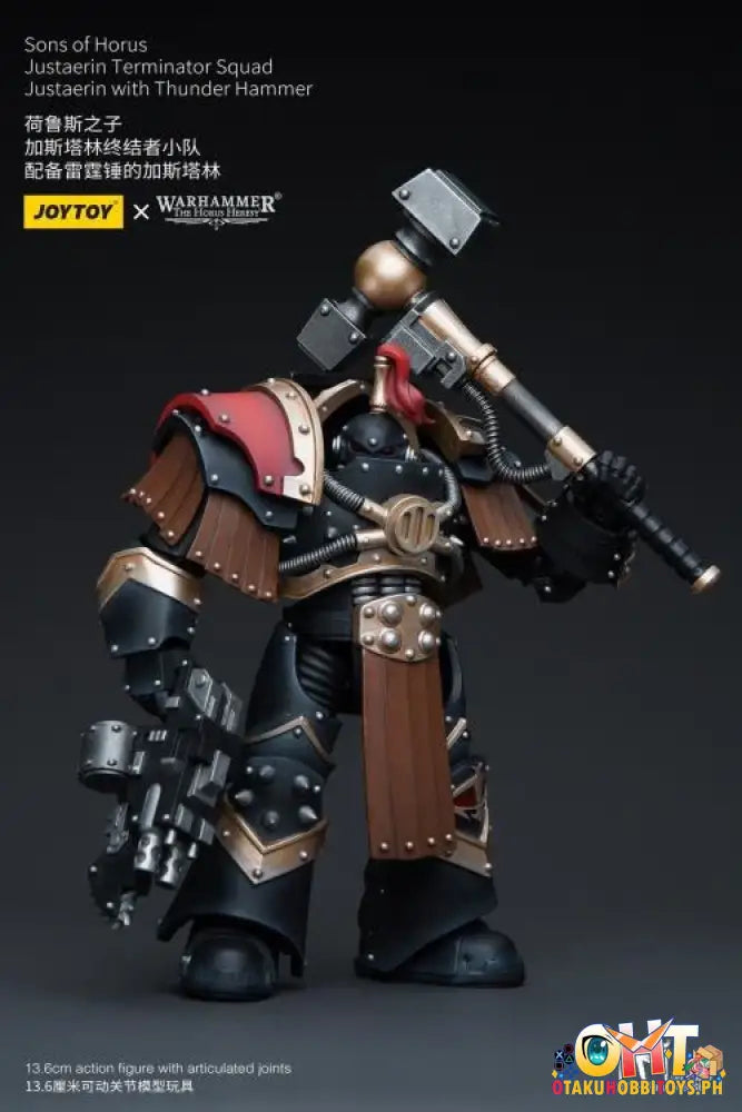Joytoy Warhammer 40K 1/18 Sons Of Horus Justaerin Terminator Squad With Thunder Hammer Jt9732