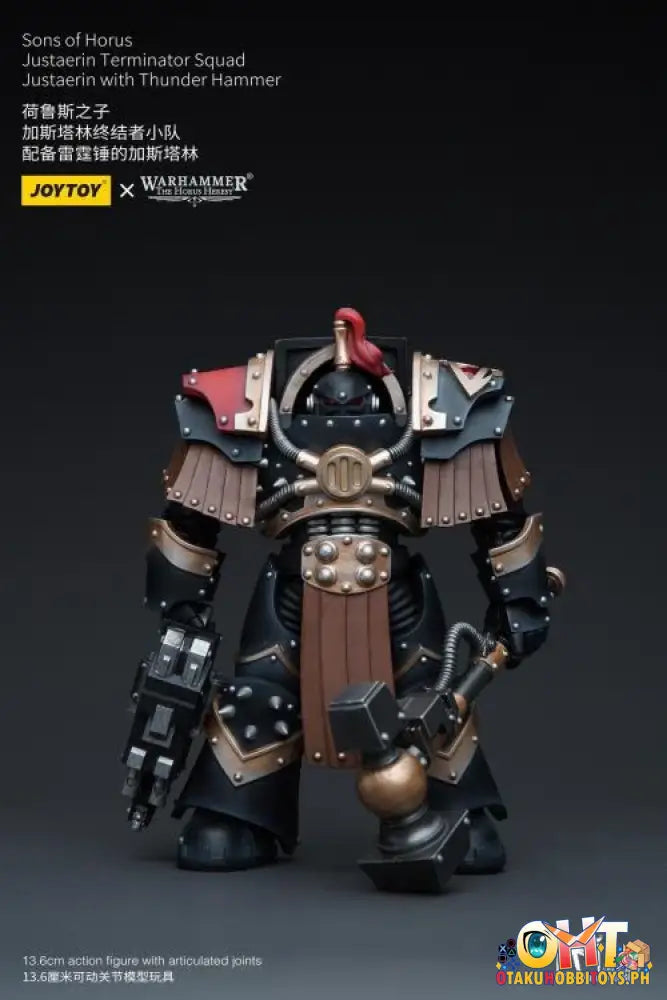 Joytoy Warhammer 40K 1/18 Sons Of Horus Justaerin Terminator Squad With Thunder Hammer Jt9732