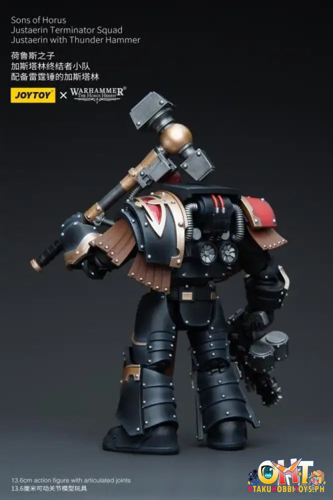 Joytoy Warhammer 40K 1/18 Sons Of Horus Justaerin Terminator Squad With Thunder Hammer Jt9732