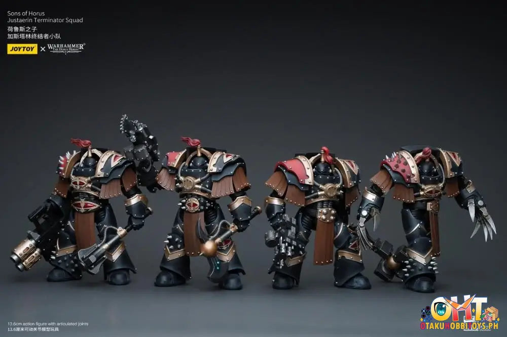 Joytoy Warhammer 40K 1/18 Sons Of Horus Justaerin Terminator Squad With Thunder Hammer Jt9732