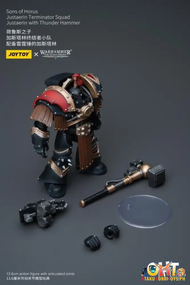 Joytoy Warhammer 40K 1/18 Sons Of Horus Justaerin Terminator Squad With Thunder Hammer Jt9732
