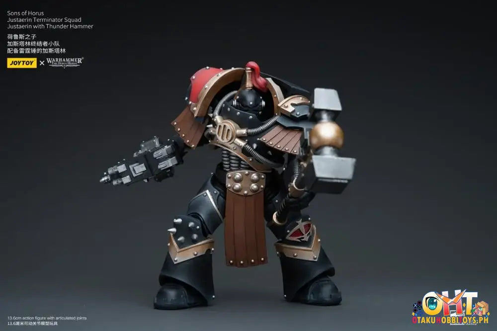 Joytoy Warhammer 40K 1/18 Sons Of Horus Justaerin Terminator Squad With Thunder Hammer Jt9732