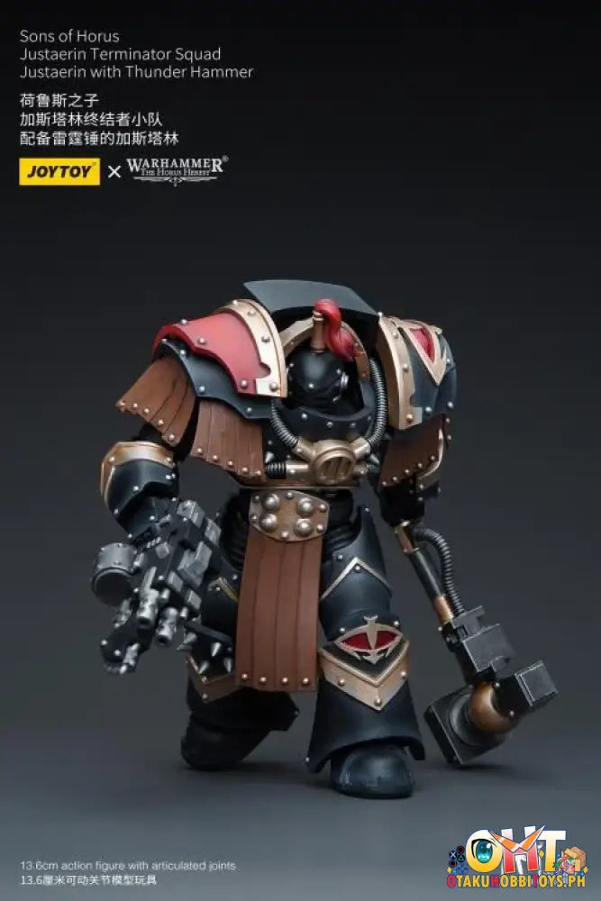 Joytoy Warhammer 40K 1/18 Sons Of Horus Justaerin Terminator Squad With Thunder Hammer Jt9732