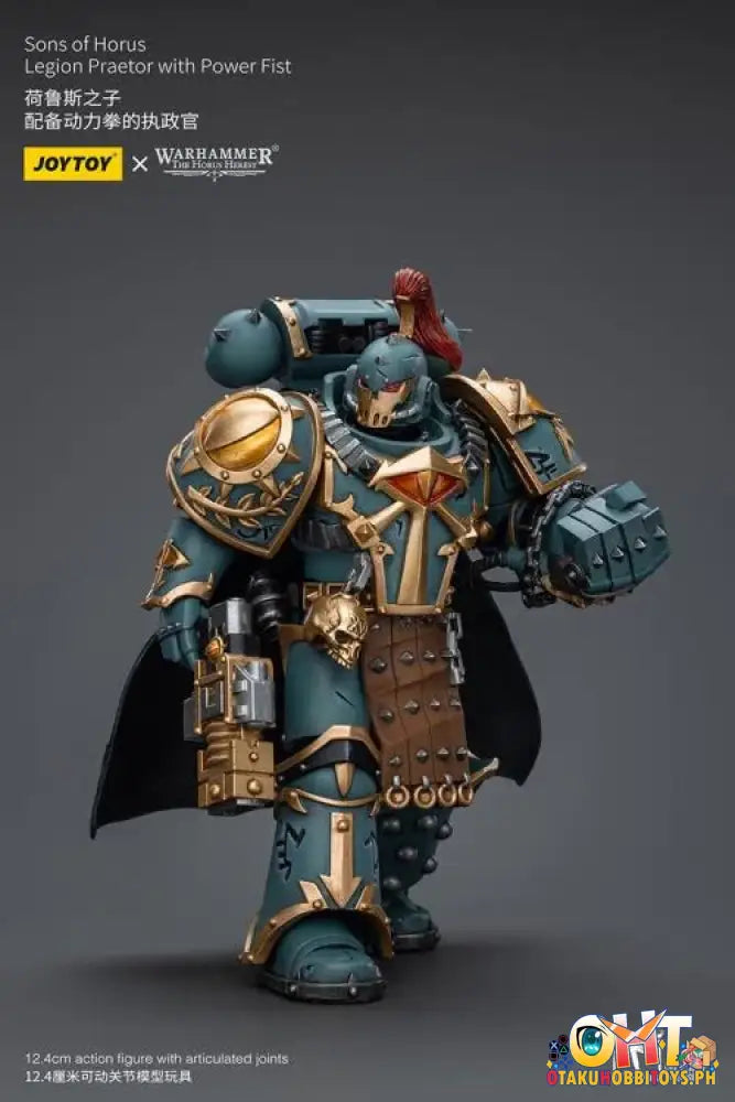 Joytoy Warhammer 40K 1/18 Sons Of Horus Legion Praetor With Power Fist Jt7493 Articulated Figure