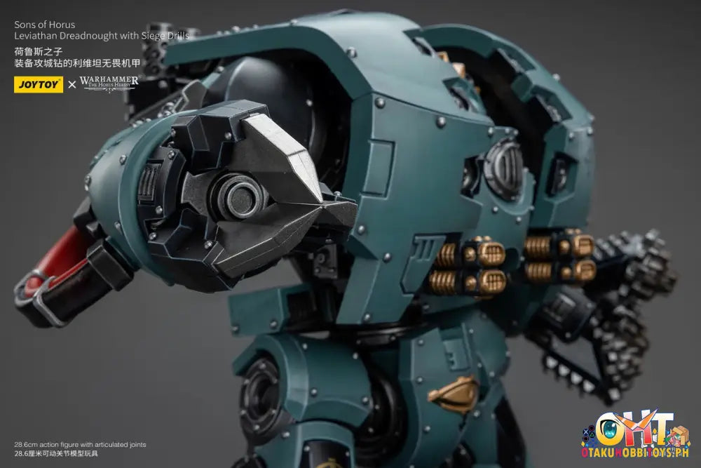 Joytoy Warhammer 40K 1/18 Sons Of Horus Leviathan Dreadnought With Siege Drills Jt9985 Articulated