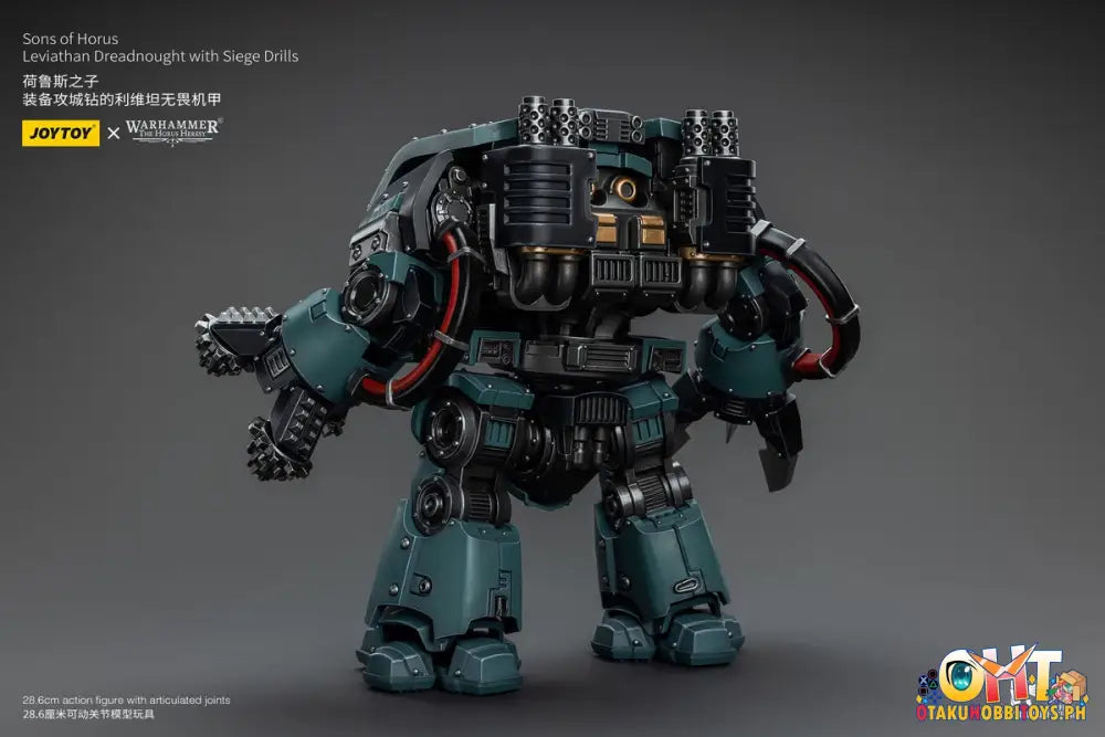 Joytoy Warhammer 40K 1/18 Sons Of Horus Leviathan Dreadnought With Siege Drills Jt9985 Articulated