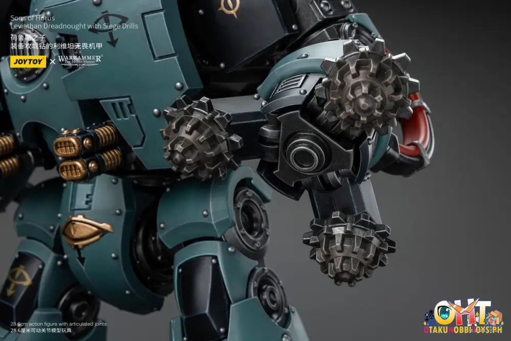 Joytoy Warhammer 40K 1/18 Sons Of Horus Leviathan Dreadnought With Siege Drills Jt9985 Articulated