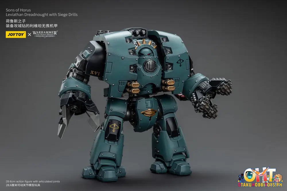 Joytoy Warhammer 40K 1/18 Sons Of Horus Leviathan Dreadnought With Siege Drills Jt9985 Articulated