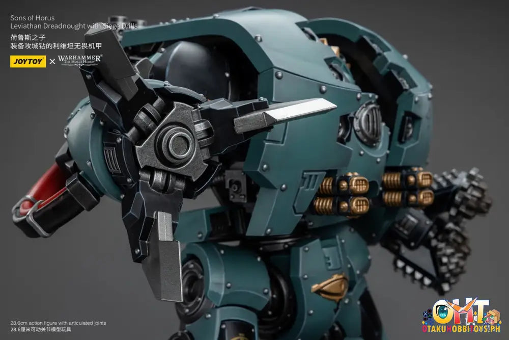 Joytoy Warhammer 40K 1/18 Sons Of Horus Leviathan Dreadnought With Siege Drills Jt9985 Articulated