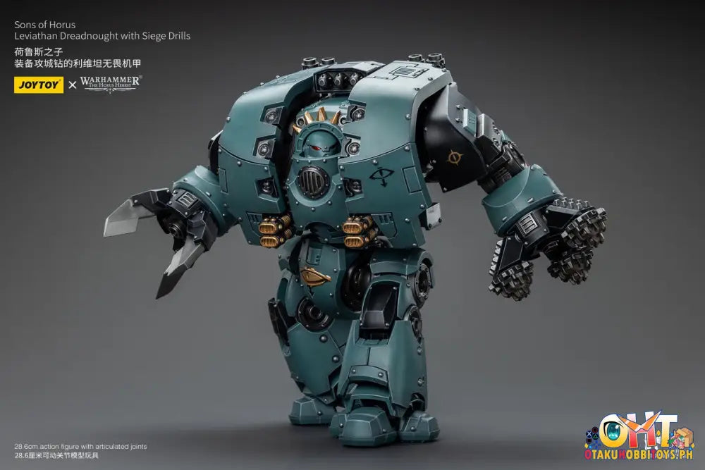 Joytoy Warhammer 40K 1/18 Sons Of Horus Leviathan Dreadnought With Siege Drills Jt9985 Articulated